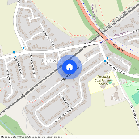 Upper Wick Lane, Rushwick, Worcester, Worcestershire, WR2