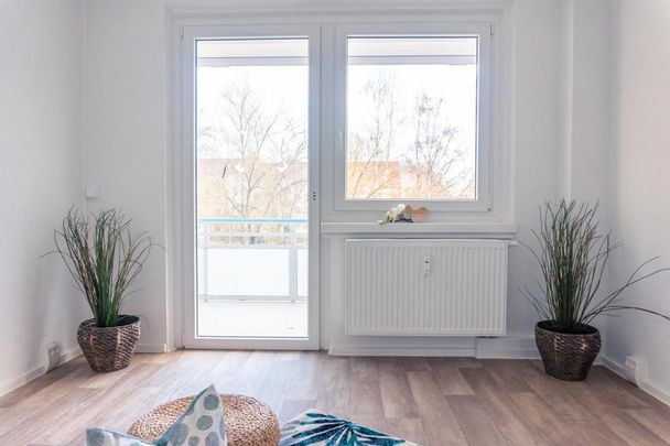 Am Stadtrand gelegene 3-Raum-Wohnung mit Balkon - Foto 1