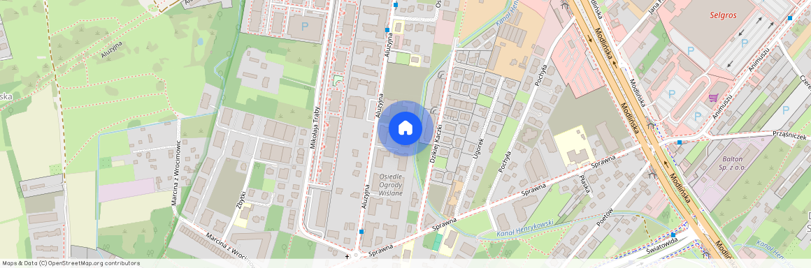 Warszawa, Białołęka, Białołęka, Nowodwory, Aluzyjna