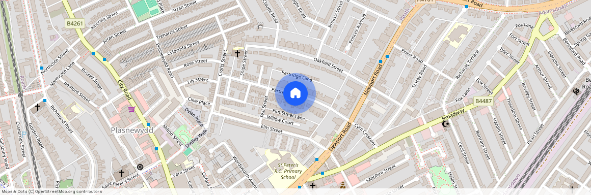 CF24 3QW Roath, Wales, Cardiff