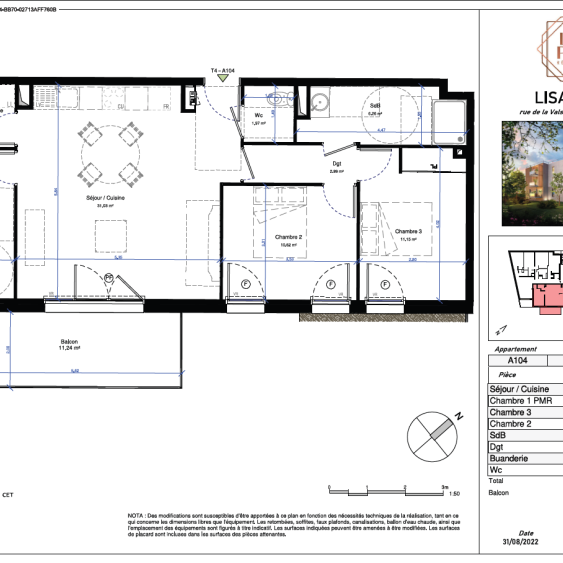 SANS FRAIS - T4 NEUF - GRABELS - Photo 2