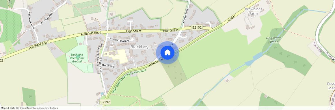 Lewes Road, Uckfield, Blackboys