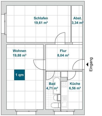 WG-gerechte Wohnung mit Abstellraum! Küche und Bad mit Fenster! Jetzt schnell sein! - Photo 2