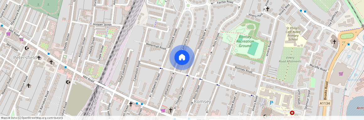 Catharine Street, Cambridge, Cambridgshire, CB1