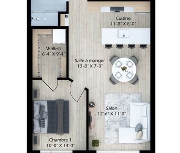 Projet OXIA - Nouveau 3 ½ à Louer - Photo 2