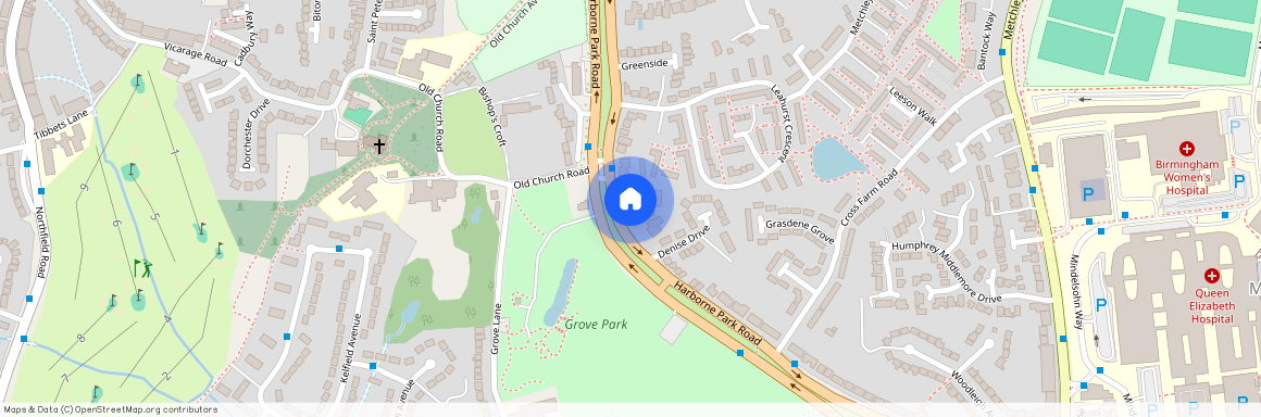 Harborne Park Road, Birmingham B17