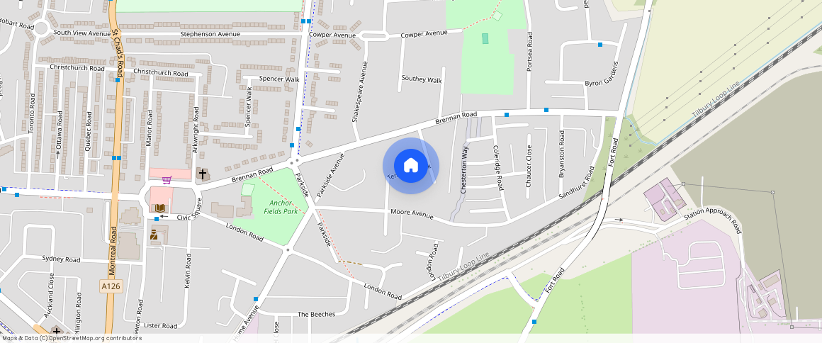 Tennyson Walk, Tilbury, RM18