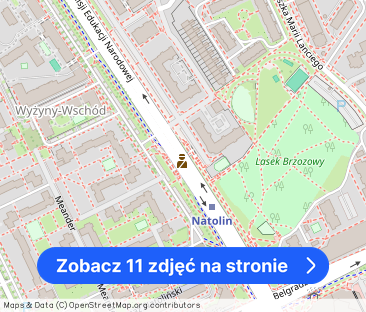 3-pokojowe, ciche mieszkanie przy bezpośrednio przy metrze Natolin - Zdjęcie 1