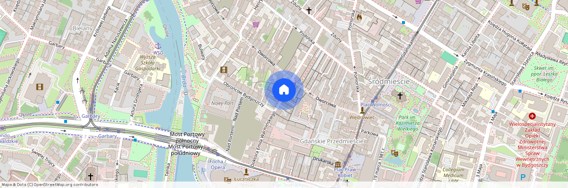 ul. dr. Emila Warmińskiego, Śródmieście, Bydgoszcz, kujawsko-pomorskie