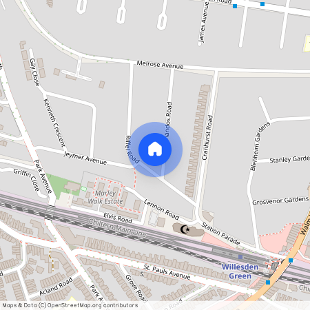 Chandos Road, Willesden Green, London