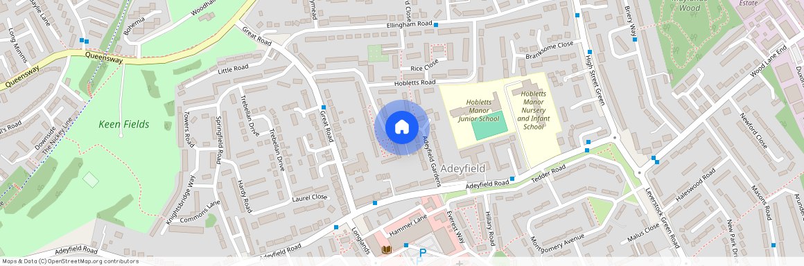 Adeyfield Gardens, Hemel Hempstead
