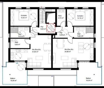 Neuwertige 2 ZKB mit Balkon „Am Bahnhof“ - Foto 1