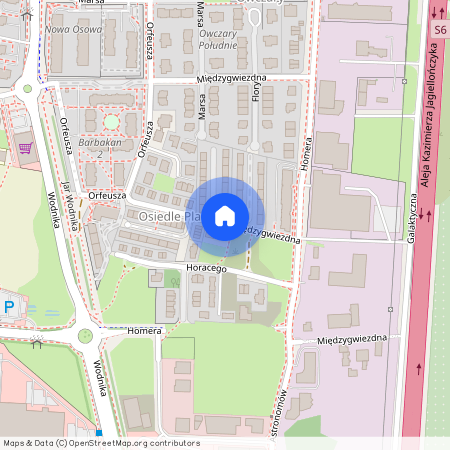 ul. Międzygwiezdna, Osowa, Gdańsk, pomorskie