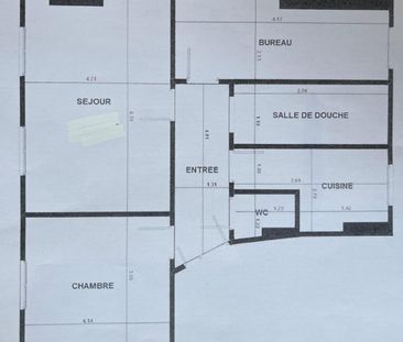 A LOUER 3 PIECES 64.40m² Paris XIXème BUTTES CHAUMONT - Photo 2