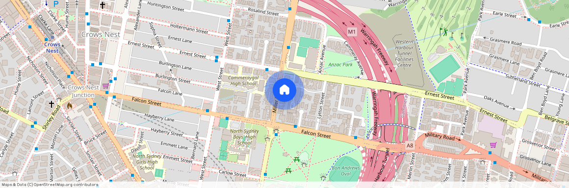 G02, 301, Miller, Street, Cammeray, 2062, New South Wales