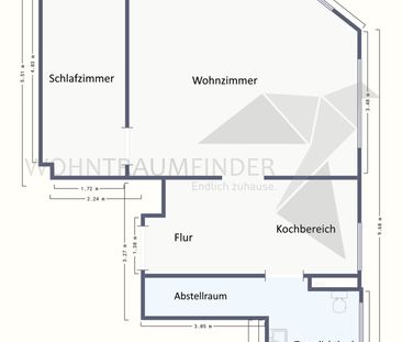 + Helle, großzügige 2 Raum Wohnung mit Tageslichtbad in Zentrumsnähe + - Photo 1