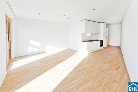 Sonnwendviertel: 1-Zimmer-Wohnung mit Balkon im 9. OG – Fitnessraum, Co-Working & Rooftop-Terrasse inklusive! - Foto 2