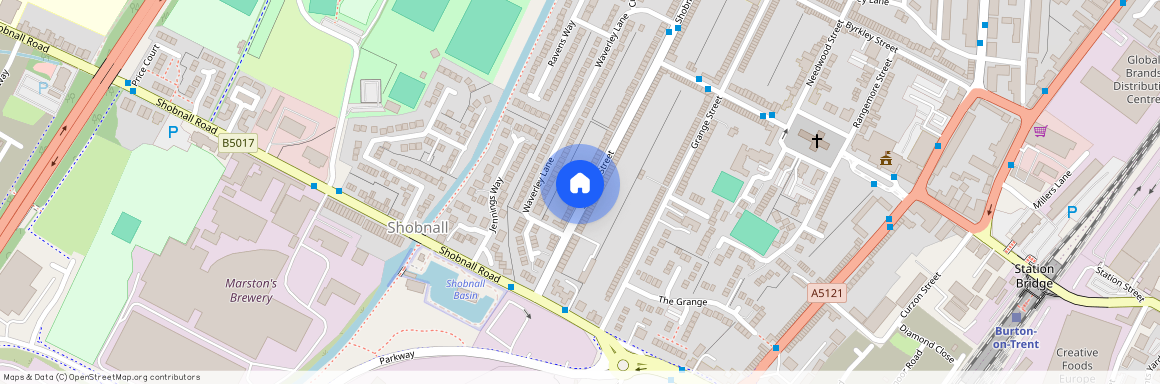 Shobnall Street, Burton-On-Trent, DE14