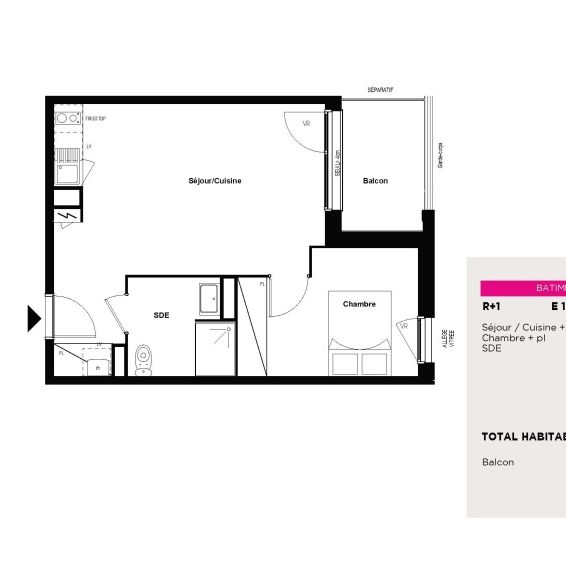 Location Appartement 2 pièces 41m² EAUNES 31600 - Photo 2