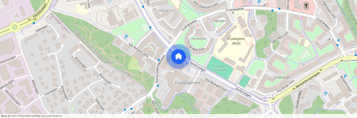 Vantörsvägen 237, Fruängen