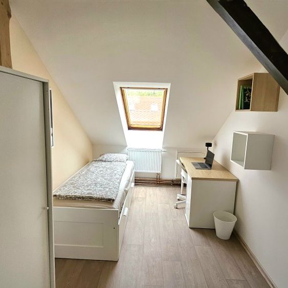 Plně vybavený pokoj v moderním bytě objektu Kolčavka, Praha 9 Libeň. - Fotografie 1