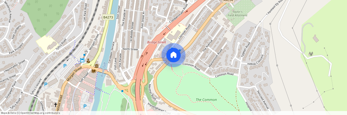 Merthyr Road, Pontypridd, CF37