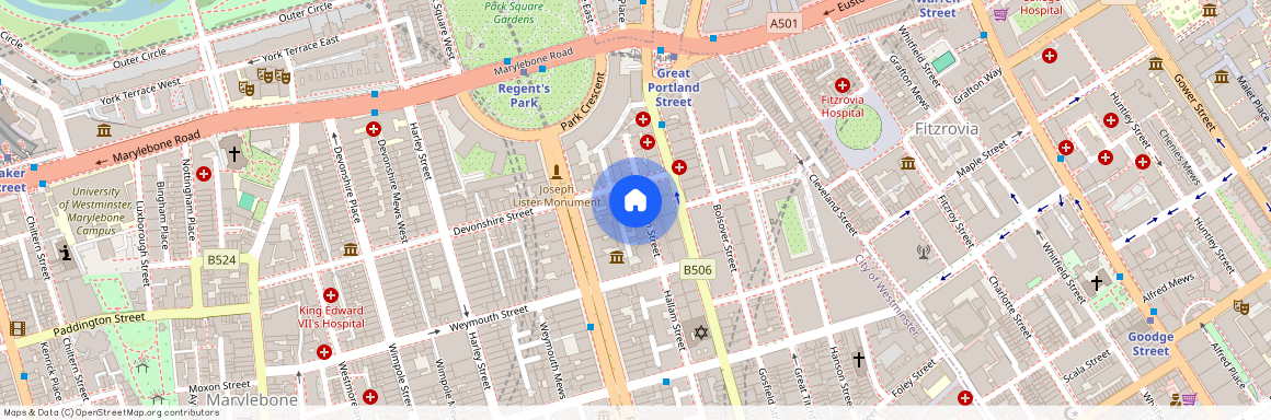 Hallam Street, W1W, London