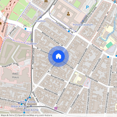 Lorettostrasse *, 40219, Düsseldorf