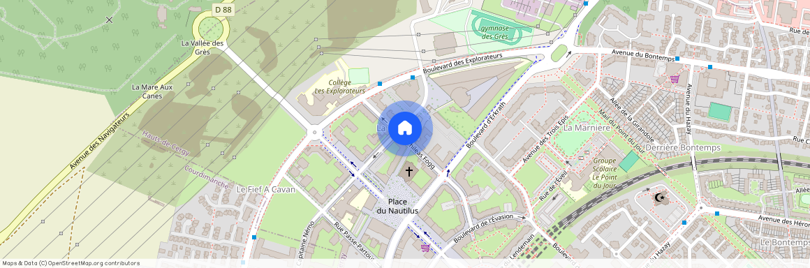 95800, Cergy
