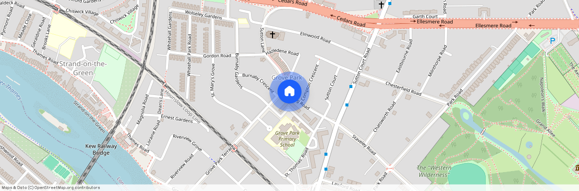 Fauconberg Road, Grove Park, London, W4