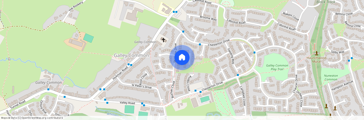 Nuneaton, Galley Common, Bronte Close