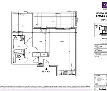 location Appartement T3 DE 64.9m² À MEYLAN - Photo 1