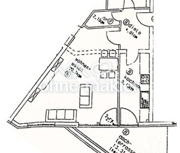 Neu renovierte 2,5-Zimmer-Wohnung mit Küche, Dachterrasse, Abstellk... - Photo 3
