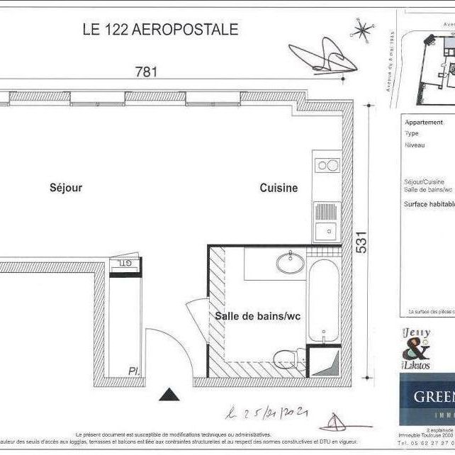 APPARTEMENT T1 33M - Photo 2