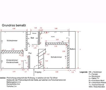 3-Zimmer Wohnung mit großem Balkon in Pieschen - Photo 1