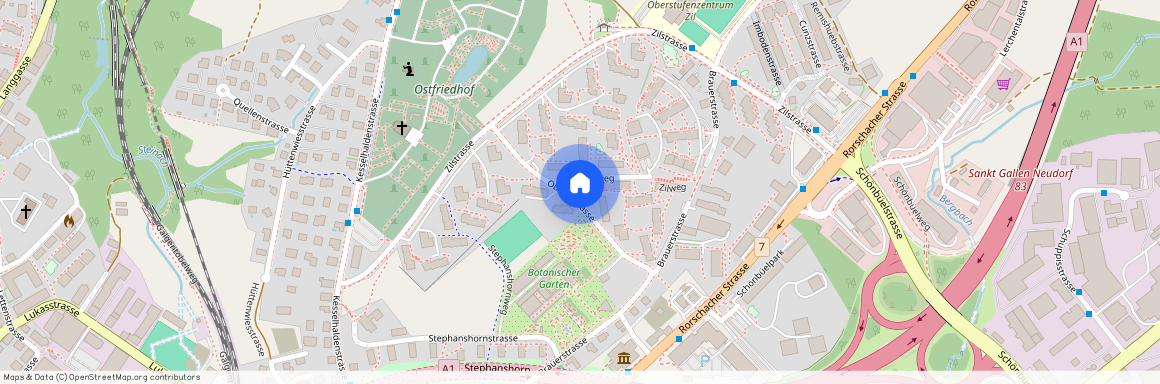 Oberzilstrasse 12, 9016 St. Gallen