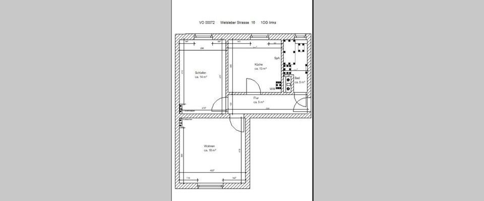 Geräumige 2-Raum-Wohnung in zentraler Lage - VO72 - Foto 1