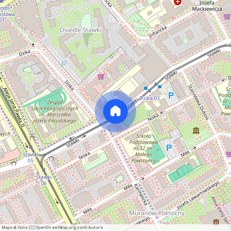 ul. Stawki, Muranów, Śródmieście, Warszawa, mazowieckie
