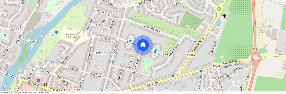 Deacle Place, EVESHAM