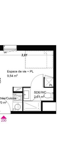 Location Appartement 1 pièce 14m² FRANQUEVILLE ST PIERRE 76520 - Photo 2