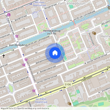 Helmersbuurt, 1054 WH, Wilhelminastraat, Amsterdam