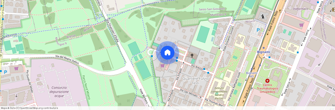 Via Arezzo, Włochy, Milan