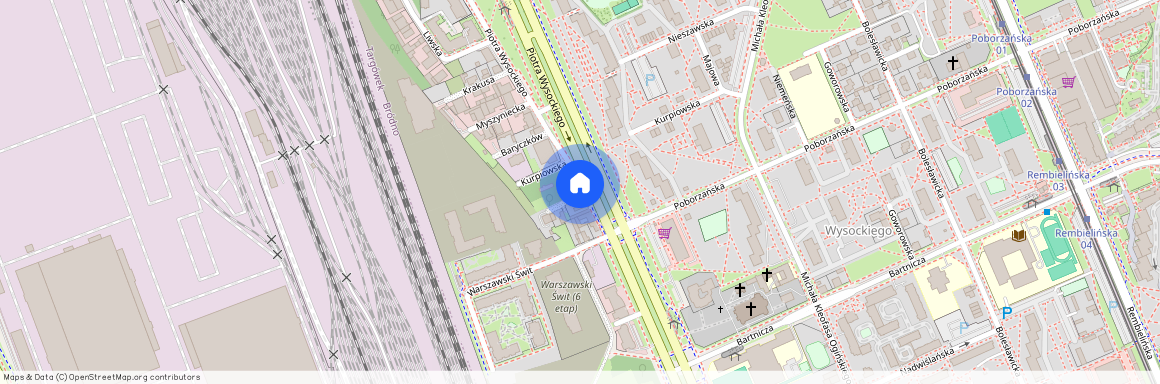 ul. Piotra Wysockiego, Bródno, Targówek, Warszawa, mazowieckie