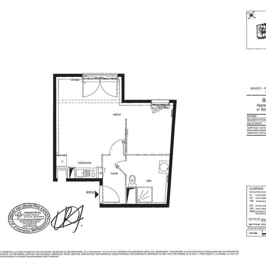 location Appartement T1 DE 35.7m² À MASSY - Photo 1