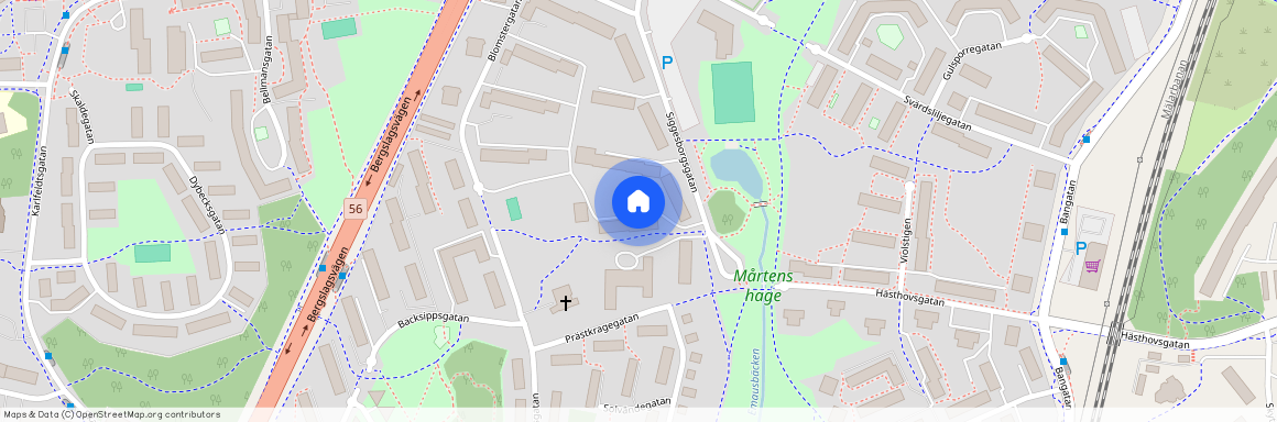 Gulmårastigen, Västerås