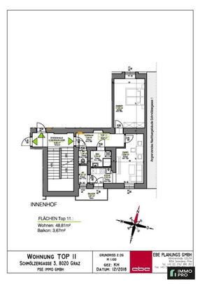 Schöne 2-Zimmer-Wohnung mit Balkon zu vermieten! Preis inkl. Heizkosten! - Foto 1