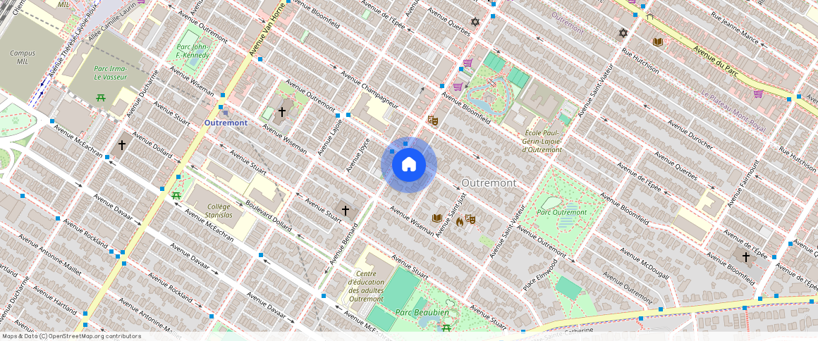 ** Avenue Outremont, Montréal, QC