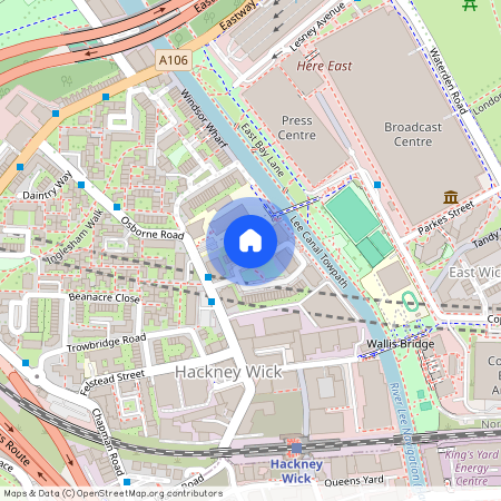 Leabank Square, Hackney Wick, London, E9