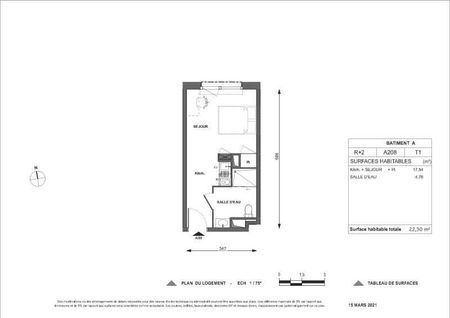Location Appartement 1 pièce 22m² JOUE LES TOURS 37300 - Photo 3