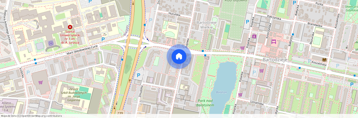 ul. Marii Curie-Skłodowskiej, Bartodzieje, Bydgoszcz, kujawsko-pomorskie